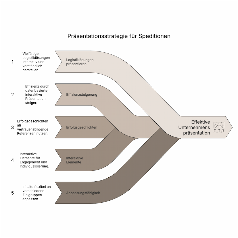 Präsentationsstrategien für Speditionen