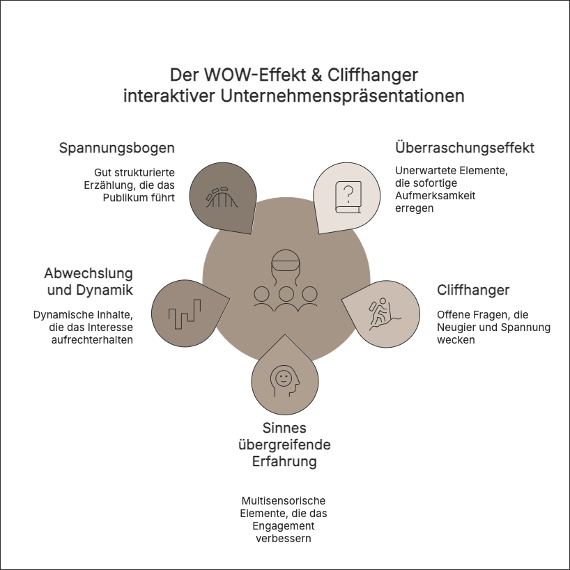 Interaktive Unternehmenspräsentation - Der WOW-Effekt & Cliffhänger